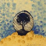 BlueRainDropTree,11x14,2013