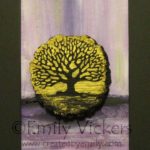 GoldandPurple, mixed media, 9x11 in.,2012.