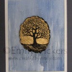 Goldleaf on Soft Blue Goldleaf on Soft Blue