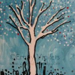 Light Blue Fabric Tree Light Blue Fabric Tree
